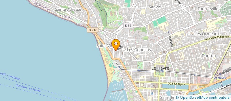 localisation de l'entreprise MONSIEUR PAUL HENNETIER à LE HAVRE