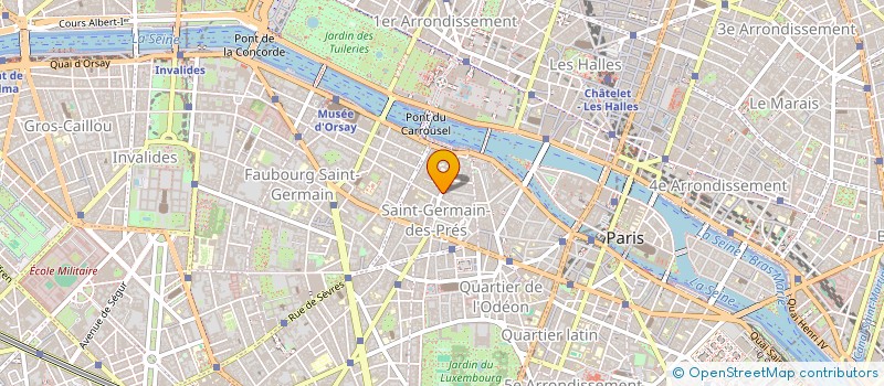 localisation de l'entreprise MONSIEUR PAUL-HENRI DESCAMPS  PARIS