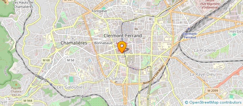 localisation de l'entreprise MONSIEUR PAUL HENRI GENDRE  CLERMONT-FERRAND