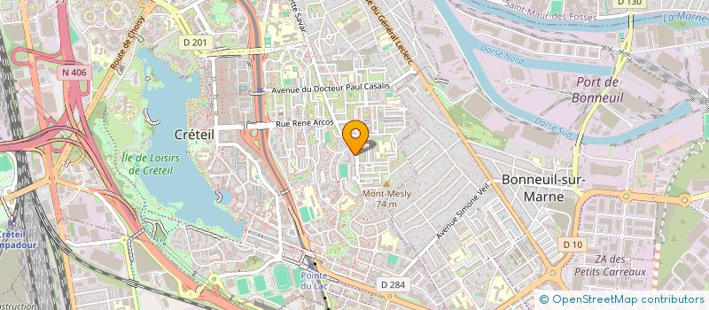 localisation de l'entreprise MONSIEUR PAUL HENRI GROSRENAUD  CRETEIL