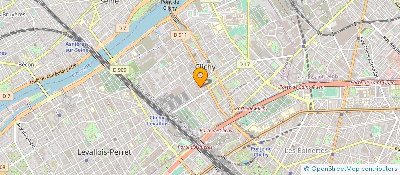 localisation de l'entreprise MONSIEUR PAUL-HENRI HARANG à CLICHY