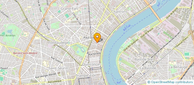 localisation de l'entreprise MONSIEUR PAUL HENRI MARTIN  BORDEAUX