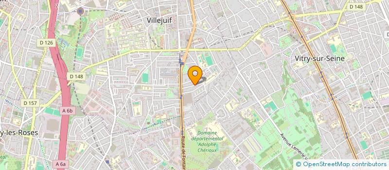 localisation de l'entreprise MONSIEUR PAUL-HENRI OUWE MISSI OUKEM  VILLEJUIF