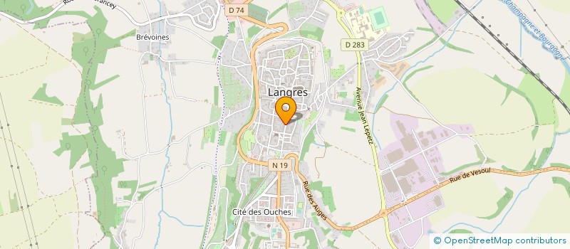 localisation de l'entreprise MONSIEUR PAUL HENRY à LANGRES