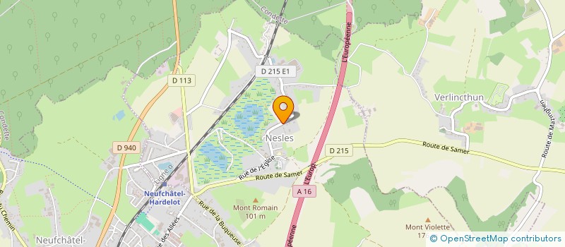 localisation de l'entreprise MONSIEUR PAUL HERBE  NESLES