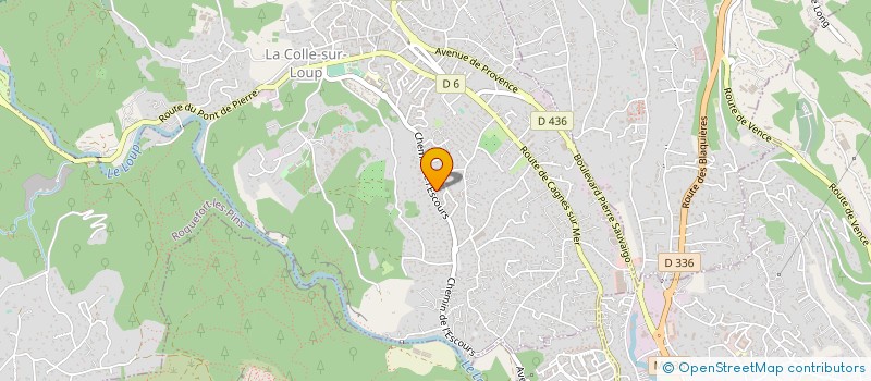 localisation de l'entreprise MONSIEUR PAUL HERRBACH  LA COLLE-SUR-LOUP