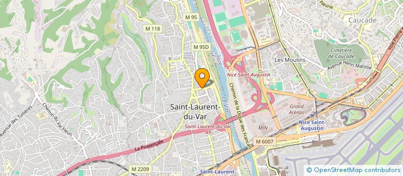 localisation de l'entreprise MONSIEUR PAUL HERRERA à SAINT-LAURENT-DU-VAR
