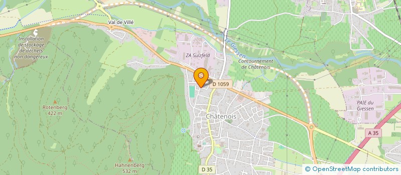 localisation de l'entreprise MONSIEUR PAUL HERTH  CHATENOIS