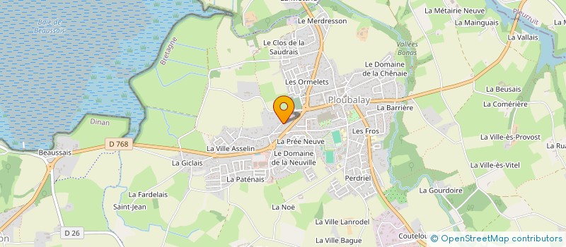 localisation de l'entreprise MONSIEUR PAUL HERVE  BEAUSSAIS-SUR-MER