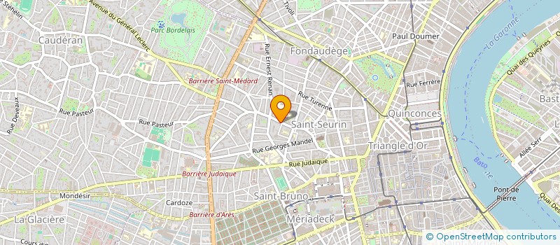 localisation de l'entreprise MONSIEUR PAUL-HERVE FROMENTIN  BORDEAUX