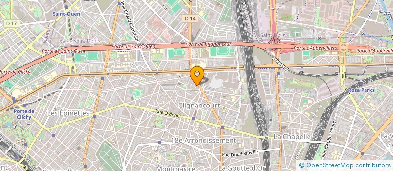 localisation de l'entreprise MONSIEUR PAUL HERVE MBANGUE PRISO  PARIS