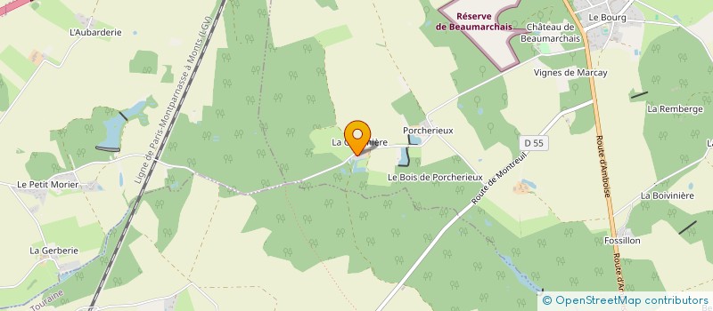 localisation de l'entreprise MONSIEUR PAUL HERVET  AUTRECHE