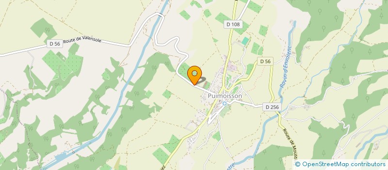 localisation de l'entreprise MONSIEUR PAUL HINDERCHIED  PUIMOISSON