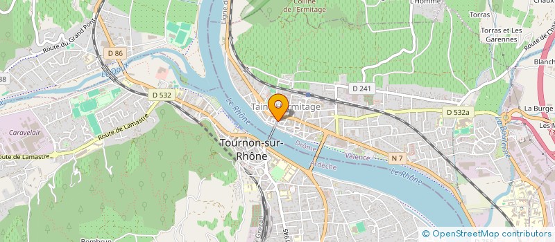 localisation de l'entreprise MONSIEUR PAUL HIREL  TAIN-L'HERMITAGE