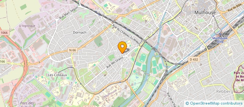 localisation de l'entreprise MONSIEUR PAUL HOFF  MULHOUSE