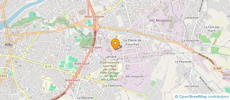 localisation de l'entreprise MONSIEUR PAUL HOFFMANN à ALBI