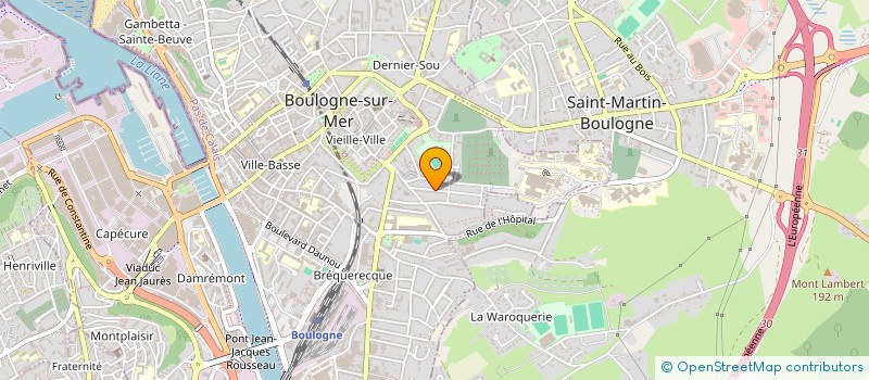 localisation de l'entreprise MONSIEUR PAUL HONORE à BOULOGNE-SUR-MER