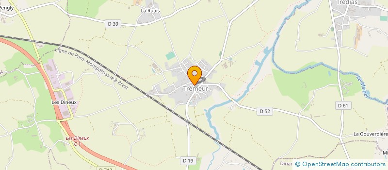 localisation de l'entreprise MONSIEUR PAUL HOOPER  TREMEUR