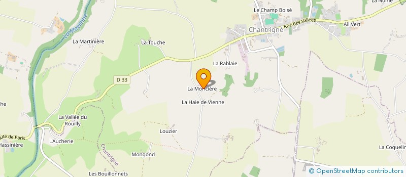 localisation de l'entreprise MONSIEUR PAUL HOREAU à CHANTRIGNE