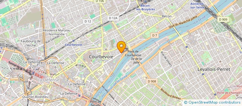 localisation de l'entreprise MONSIEUR PAUL HORVELIN à COURBEVOIE