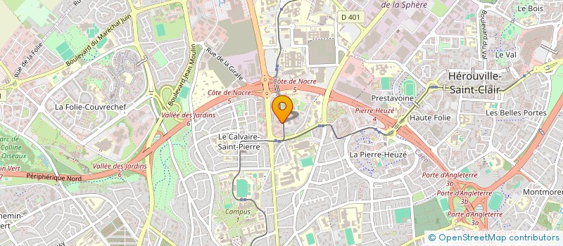localisation de l'entreprise MONSIEUR PAUL HOTOT à CAEN