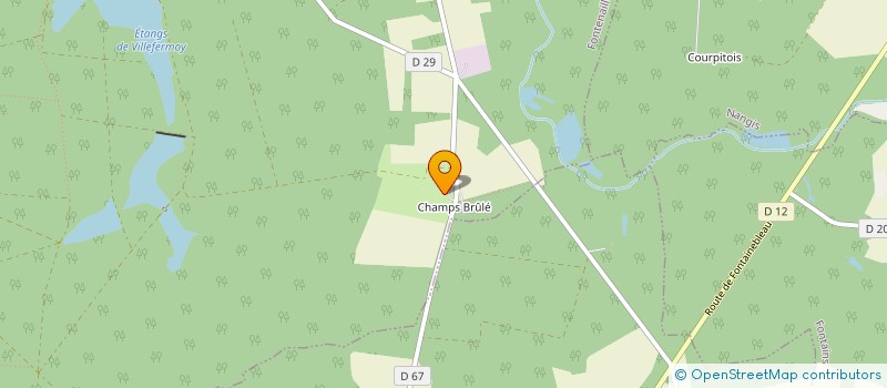 localisation de l'entreprise MONSIEUR PAUL HOTTINGER  FONTENAILLES