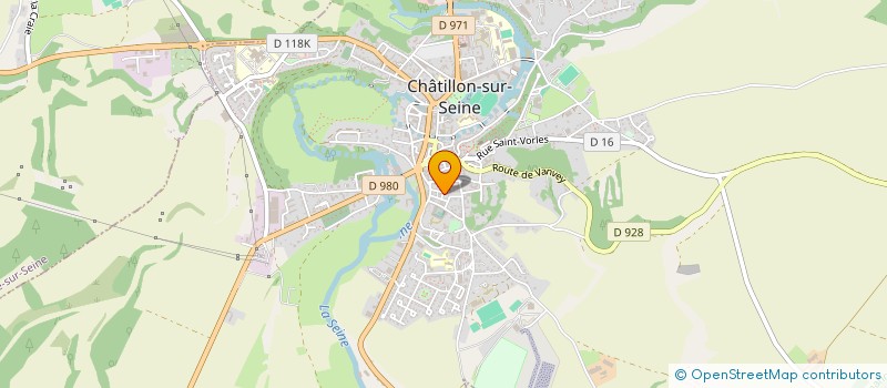 localisation de l'entreprise MONSIEUR PAUL HOUDART  CHATILLON-SUR-SEINE