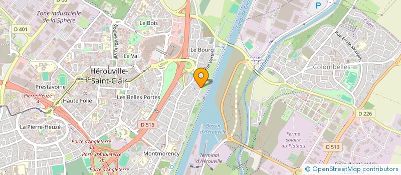 localisation de l'entreprise MONSIEUR PAUL HOULETTE  HEROUVILLE-SAINT-CLAIR