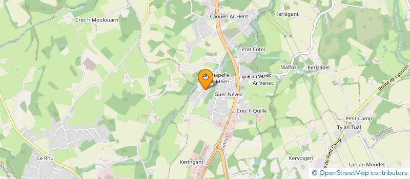 localisation de l'entreprise MONSIEUR PAUL HOUYVET  SAINT-QUAY-PERROS