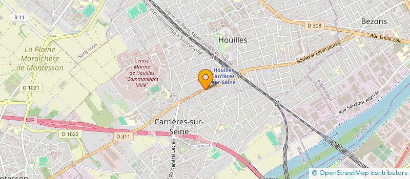 localisation de l'entreprise MONSIEUR PAUL HU à CARRIERES-SUR-SEINE