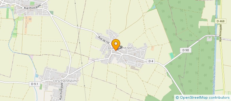 localisation de l'entreprise MONSIEUR PAUL HURTER  DURRENENTZEN