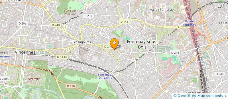 localisation de l'entreprise MONSIEUR PAUL HUYNH à FONTENAY-SOUS-BOIS