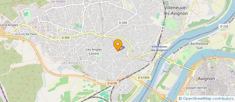 localisation de l'entreprise MONSIEUR PAUL HYDE  LES ANGLES