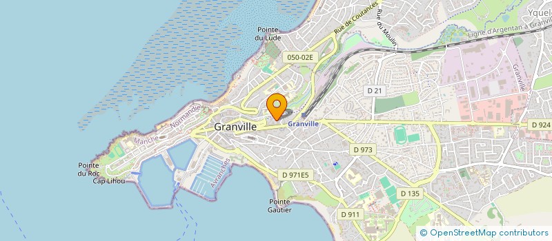 localisation de l'entreprise MONSIEUR PAUL INGOUF à GRANVILLE