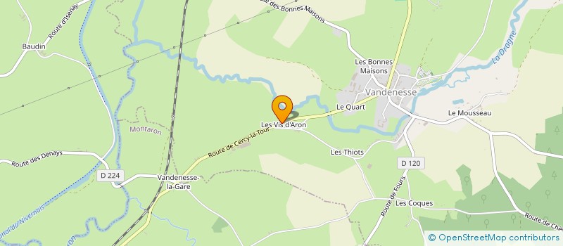 localisation de l'entreprise MONSIEUR PAUL ISSARD  VANDENESSE