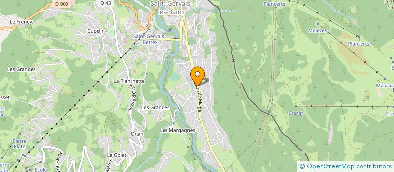 localisation de l'entreprise MONSIEUR PAUL JACQUET à SAINT-GERVAIS-LES-BAINS
