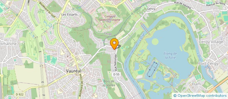 localisation de l'entreprise MONSIEUR PAUL JACQUET  VAUREAL