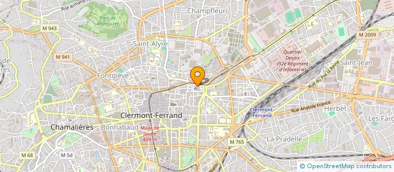 localisation de l'entreprise MONSIEUR PAUL JAFFEUX à CLERMONT-FERRAND