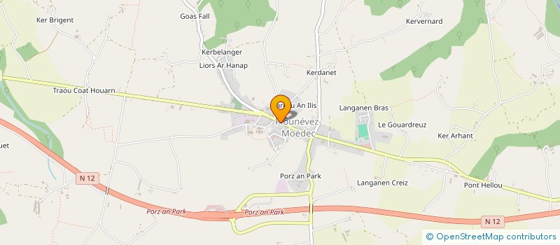 localisation de l'entreprise MONSIEUR PAUL JAGAIN à PLOUNEVEZ-MOEDEC