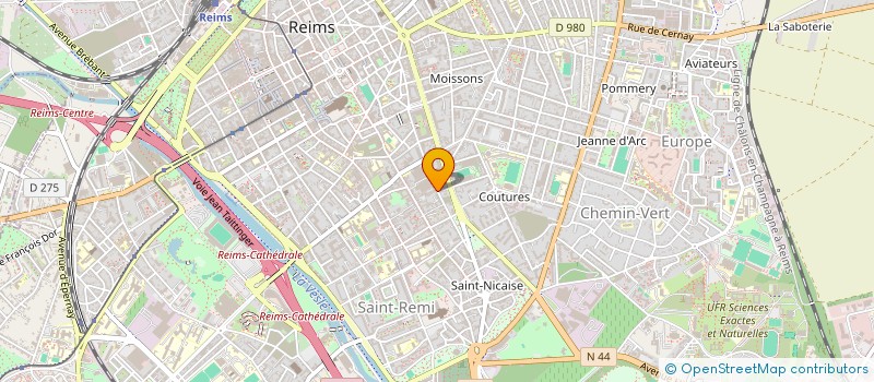 localisation de l'entreprise MONSIEUR PAUL JAOUEN  REIMS