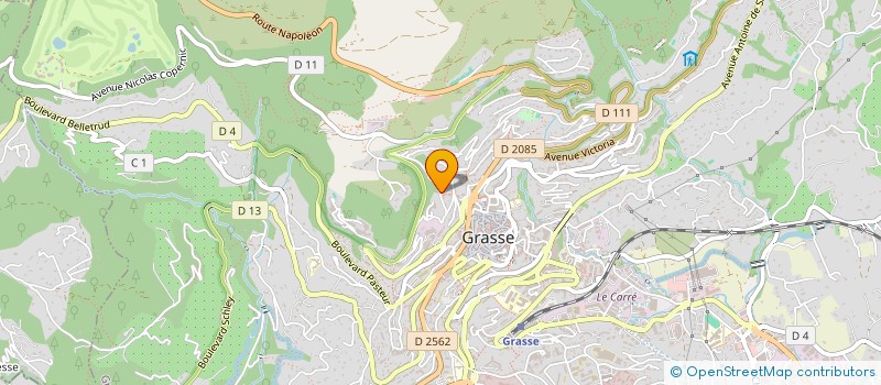 localisation de l'entreprise MONSIEUR PAUL JAQUET  GRASSE