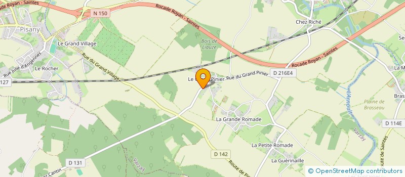 localisation de l'entreprise MONSIEUR PAUL JAUNAS  VARZAY