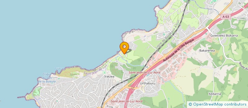 localisation de l'entreprise MONSIEUR PAUL JAUREGUIBERRY à SAINT-JEAN-DE-LUZ