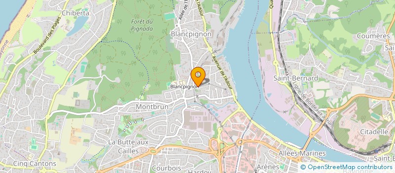 localisation de l'entreprise MONSIEUR PAUL JAVALOYES  ANGLET