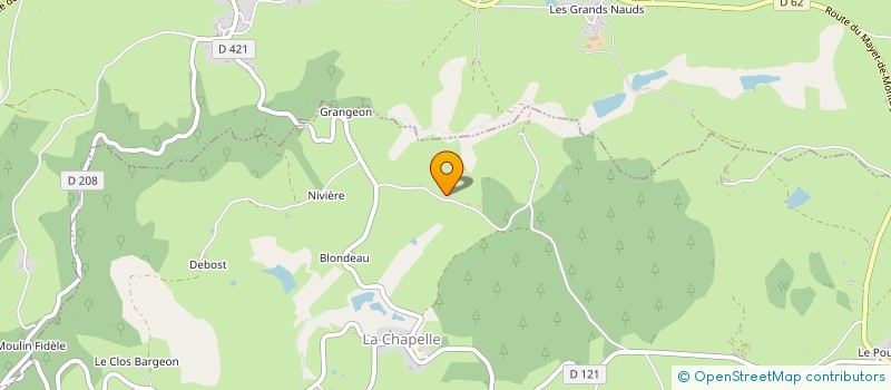 localisation de l'entreprise MONSIEUR PAUL JEAN LAISNEY  LA CHAPELLE