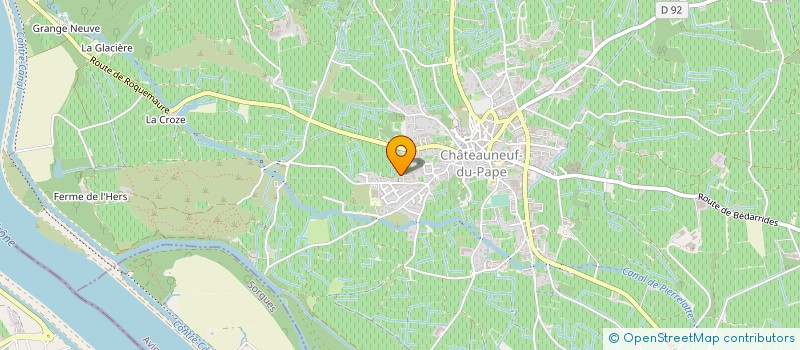 localisation de l'entreprise MONSIEUR PAUL JEUNE  CHATEAUNEUF-DU-PAPE