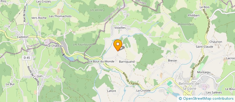 localisation de l'entreprise MONSIEUR PAUL JOLIVET à BELMONT-DE-LA-LOIRE