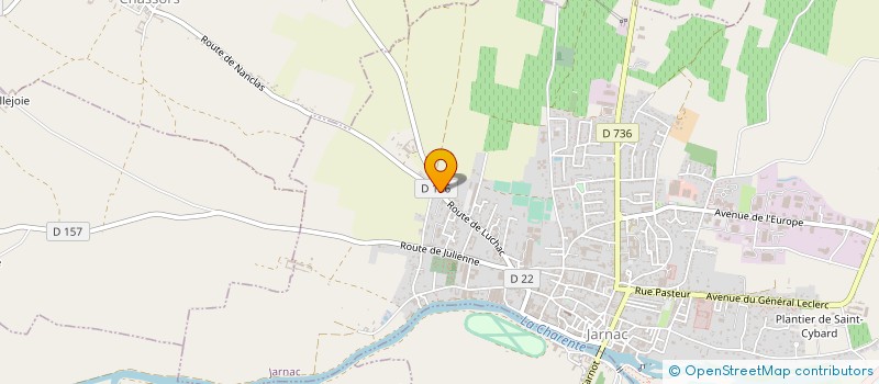 localisation de l'entreprise MONSIEUR PAUL JOLY à JARNAC