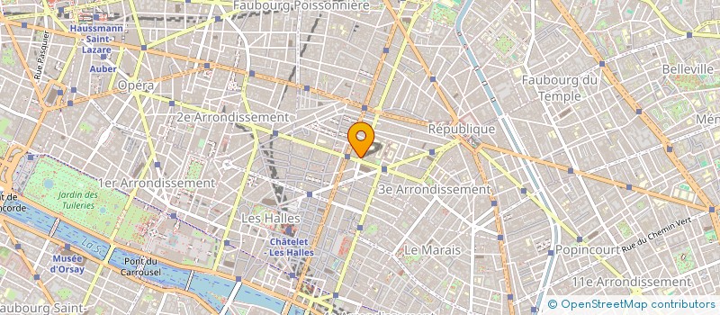 localisation de l'entreprise MONSIEUR PAUL JOLY  PARIS