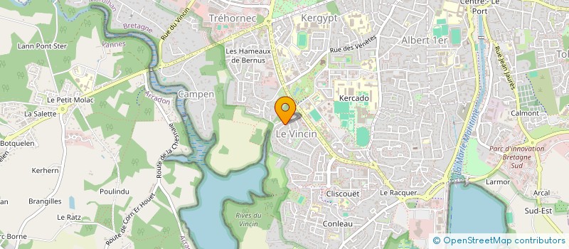 localisation de l'entreprise MONSIEUR PAUL JORION à VANNES